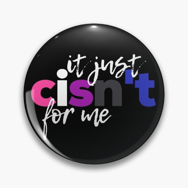 Artikelvorschau, Es ist nur Cisnt für mich. Genderfluider Stolz entworfen und verkauft von Subtle Pride Shop.