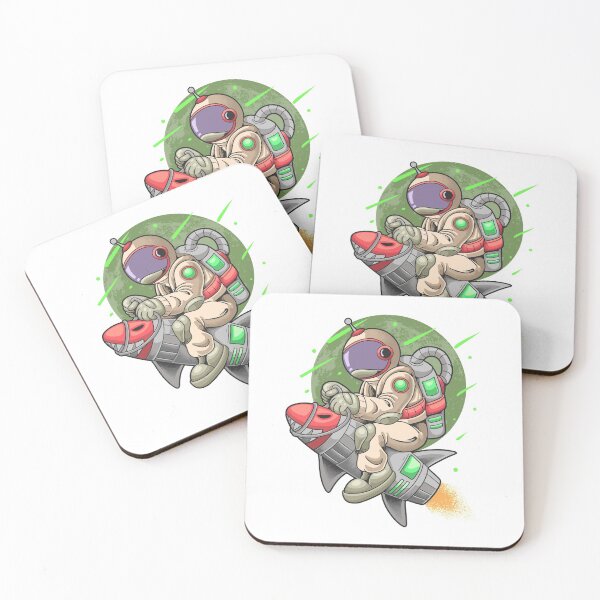 Item preview, Cute Astronaut Ride Rocket designed and sold by fariz yuhdi.