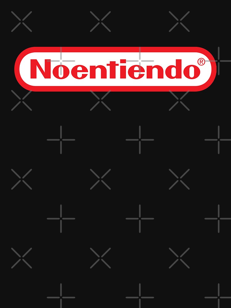 Thumbnail 7 of 7, Classic T-Shirt, Old School Games No Entiendo Meme Noentiendo designed and sold by fomodesigns.