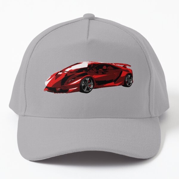 Gorra «Lamborghini Sesto Elemento - Amarillo» de Stoked-on-Carz | Redbubble