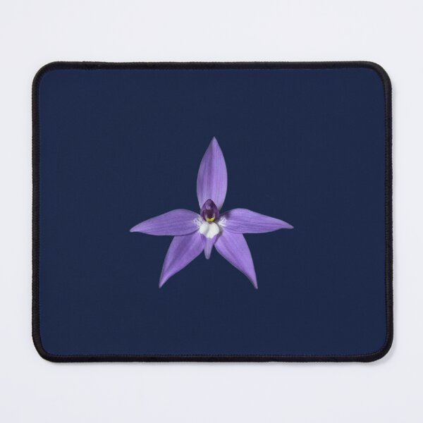 Item preview, Orchid flower on blue designed and sold by quentinjlang.