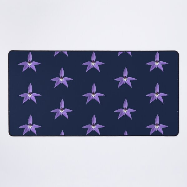 Item preview, Orchid flower on blue designed and sold by quentinjlang.