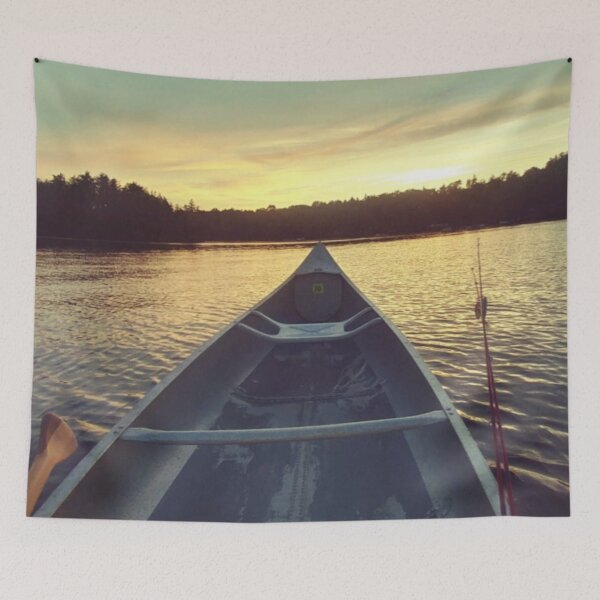Item preview, Canoe On the Lake designed and sold by PRNTDADZ.