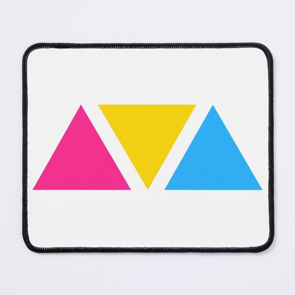 Item preview, Triangles. Pansexual Pride Flag. Subtle Pansexual Pride designed and sold by Subtle Pride Shop.