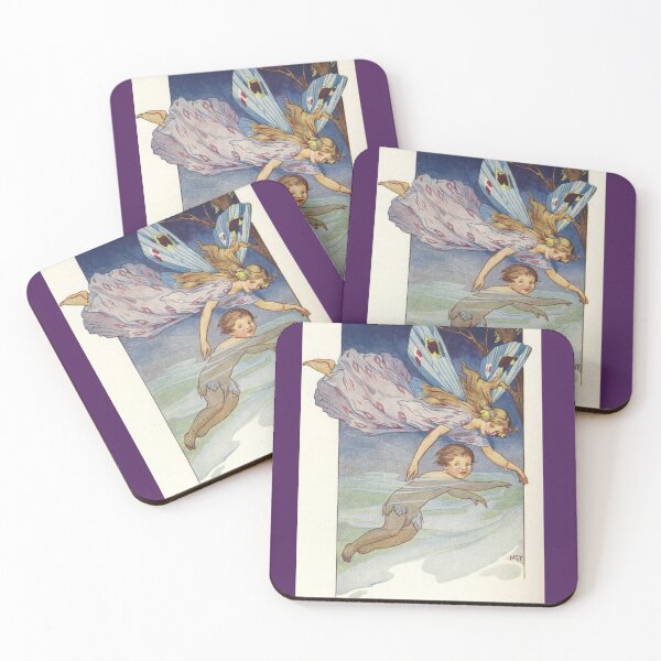 Item preview, Little Boy with Fairies Vintage Illustration  designed and sold by Bellathewilde.