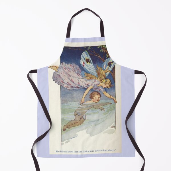 Item preview, Little Boy with Fairies Vintage Illustration  designed and sold by Bellathewilde.