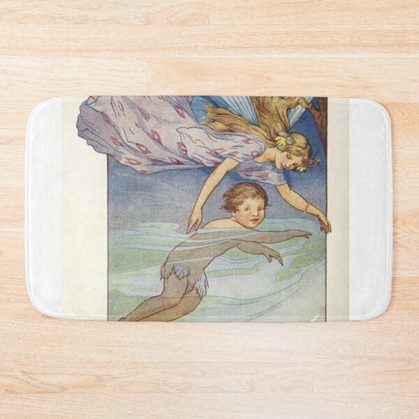 Item preview, Little Boy with Fairies Vintage Illustration  designed and sold by Bellathewilde.