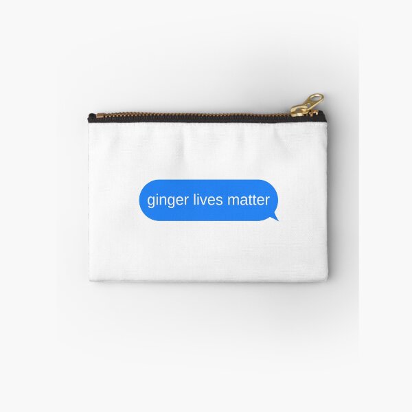 Artikelvorschau, Ginger Lives Matter Textnachrichten-Blasen-Design entworfen und verkauft von choceclairs.