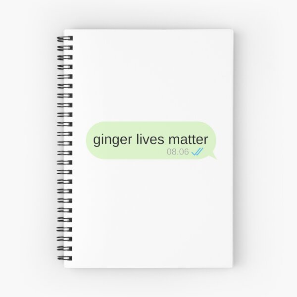 Item preview, Ginger Lives Matter Text Message Bubble Design  designed and sold by choceclairs.
