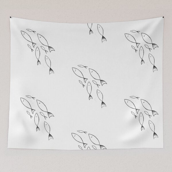 Item preview, Fish Doodle designed and sold by Amber Ryder.