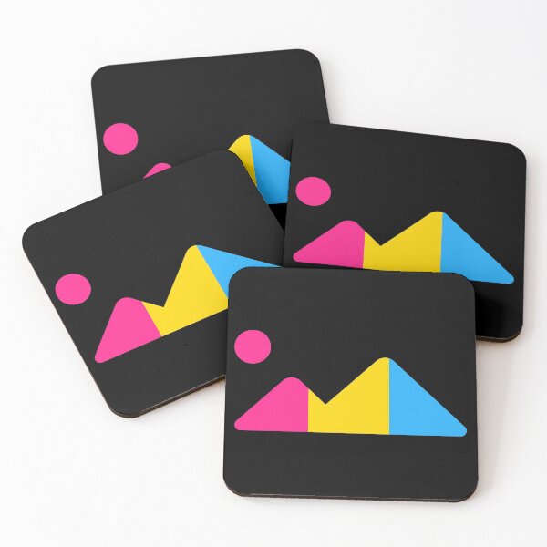 Item preview, Moon And Mountains. Pansexual Pride Flag. Pansexual Pride designed and sold by Subtle Pride Shop.