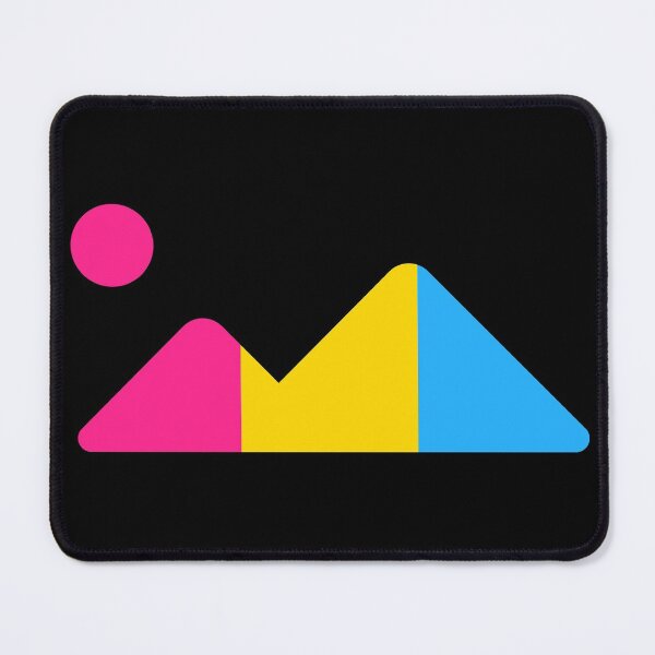 Item preview, Moon And Mountains. Pansexual Pride Flag. Pansexual Pride designed and sold by Subtle Pride Shop.