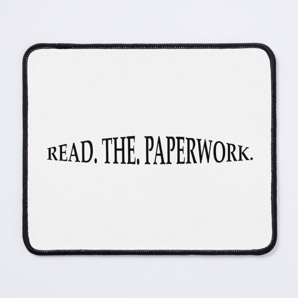 Item preview, Read. The. Paperwork. designed and sold by quentinjlang.