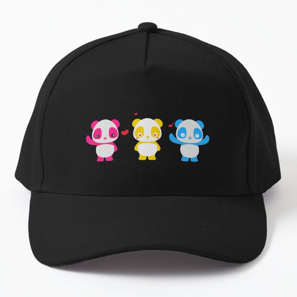 Aperçu de l'œuvre Pandas. Drapeau de la fierté pansexuelle. Fierté pansexuelle créée et vendue par Subtle Pride Shop.