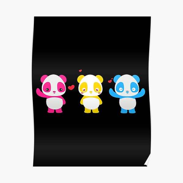 Pandas Pansexual Pride Flag Pansexual Pride Poster For Sale By Climbingtees Redbubble 1446