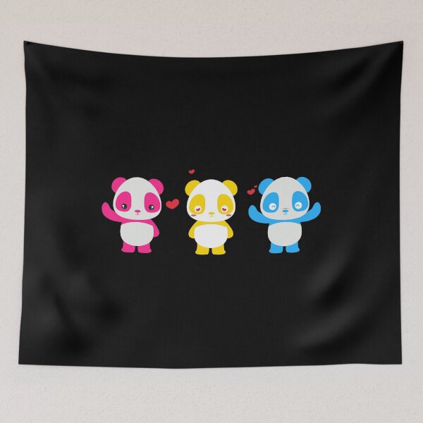 Item preview, Pandas. Pansexual Pride Flag. Pansexual Pride designed and sold by Subtle Pride Shop.