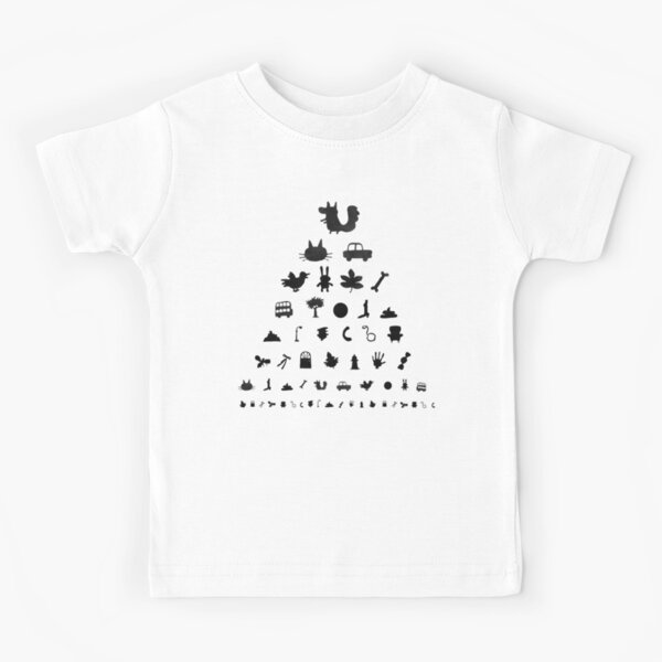 Douglas Eye Chart Kids T-Shirt