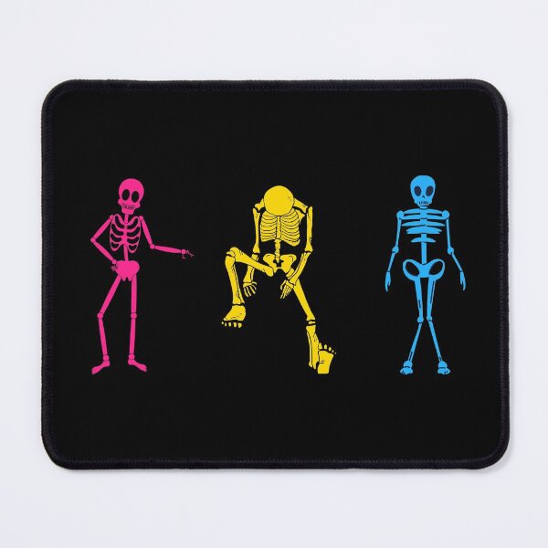 Item preview, Skeletons Halloween. Pansexual Pride designed and sold by Subtle Pride Shop.