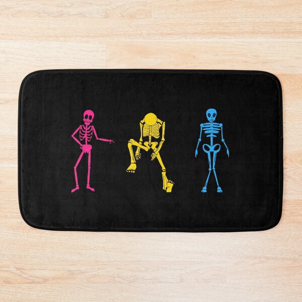 Item preview, Skeletons Halloween. Pansexual Pride designed and sold by Subtle Pride Shop.