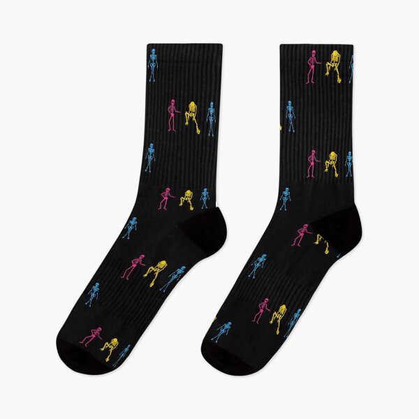 Item preview, Skeletons Halloween. Pansexual Pride designed and sold by Subtle Pride Shop.