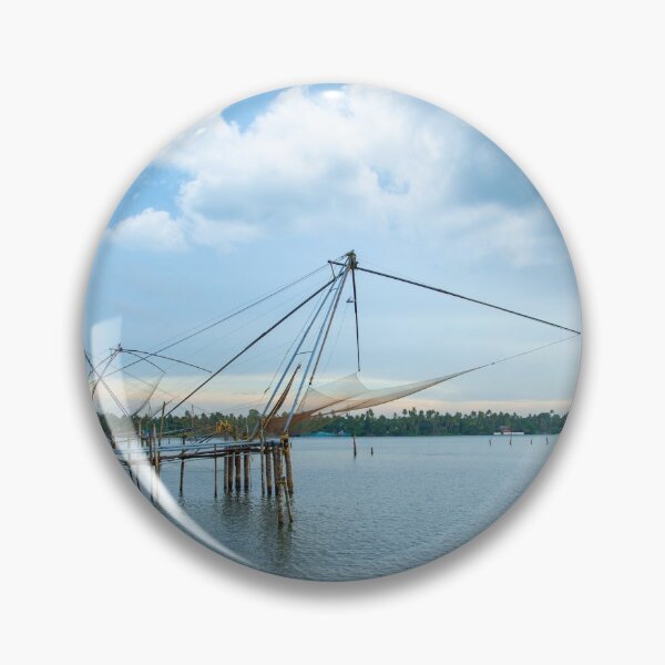 Item preview, A Chinese fishing net and a small hut  designed and sold by miljuvarghese.