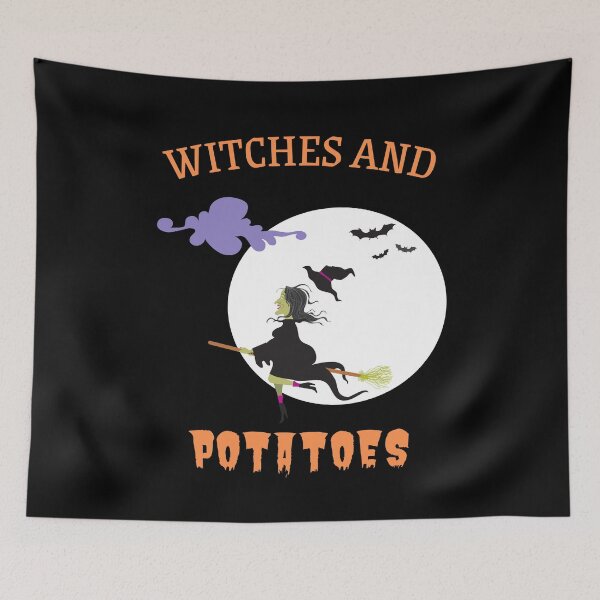 Item preview, Witches and Potatoes Funny Halloween designed and sold by HQ Prints.