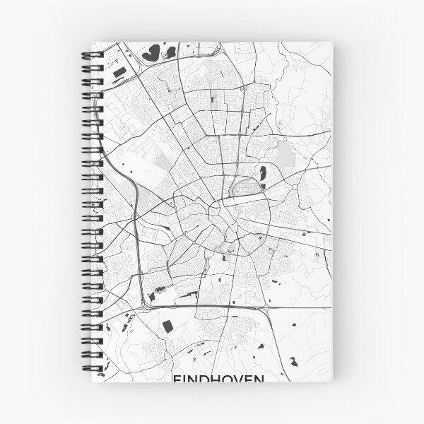 Item preview, Eindhoven Map Gray designed and sold by HubertRoguski.