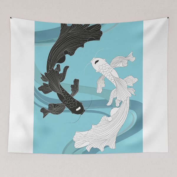 Item preview, Yin and Yang Koi designed and sold by SapodillaStudio.