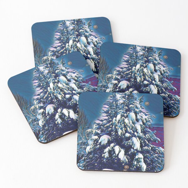 Item preview, Beautiful snowy pine tree designed and sold by PandLcreations.