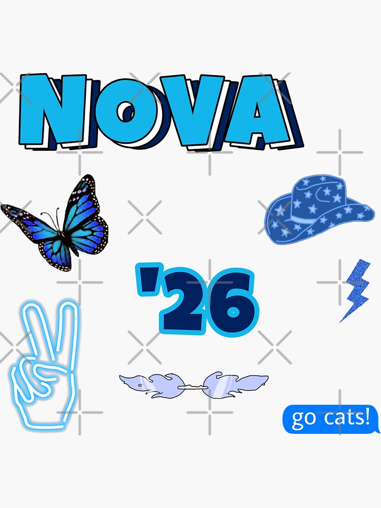 "Villanova Class of 2026 Sticker Pack" Sticker for Sale by brookeee101