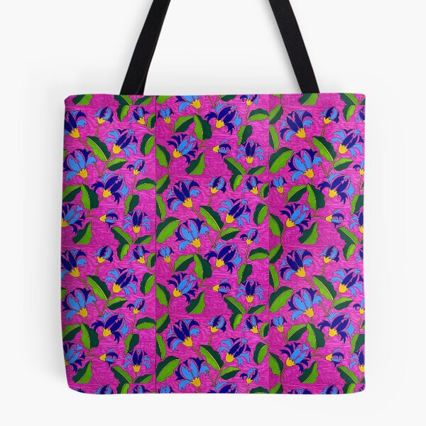 Item preview, Pink and Blue Chintz Pattern designed and sold by with-anugraha.