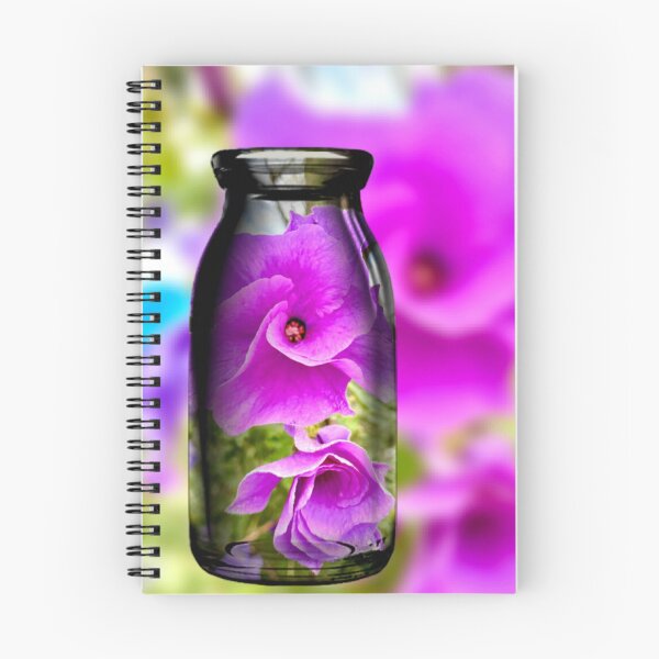 Item preview, Bottle of purple flowers - Berwick designed and sold by NaluandLulu.