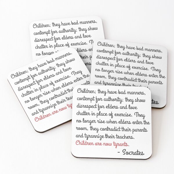 Item preview, Children are tyrants, are they? designed and sold by Euskadaz.