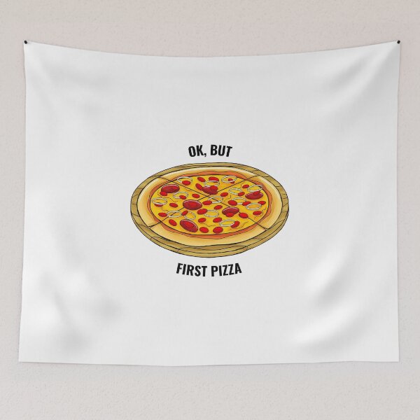 Item preview, Ok But First Pizza designed and sold by CRAZY-T.