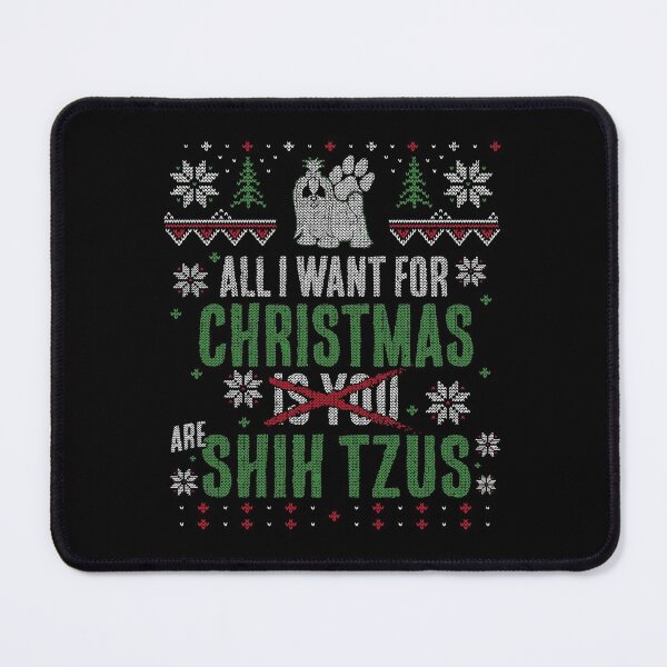 Item preview, X-Mas - All I Want for Christmas are Shih Tzus Sweatshirt designed and sold by politevann.