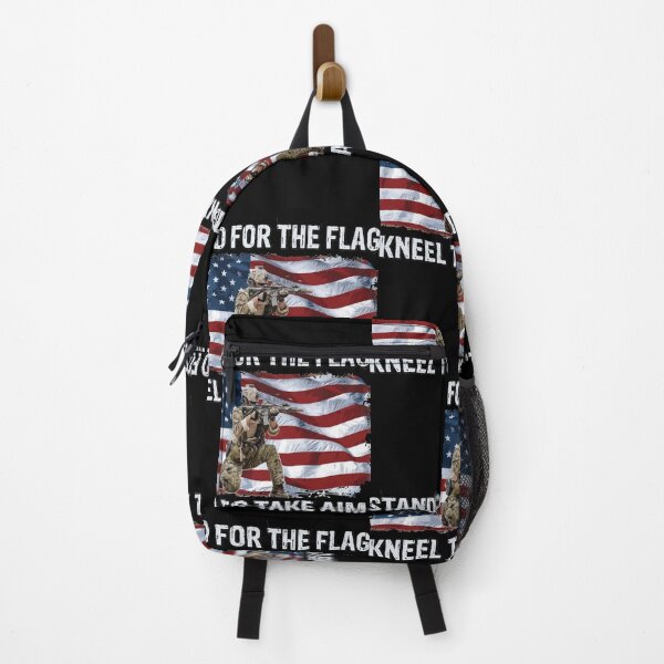 Item preview, Stand for the flag, kneel to take aim  designed and sold by Valerie Witting.