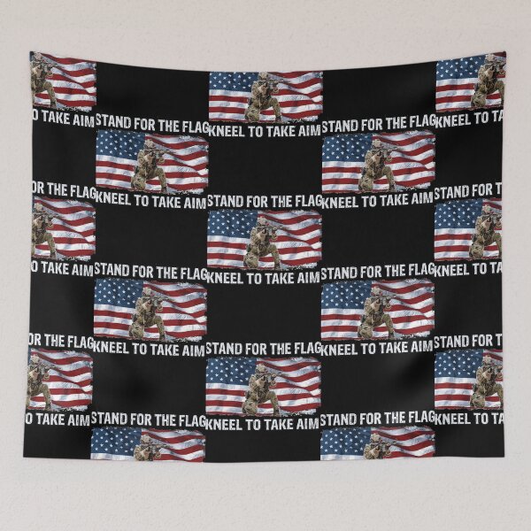 Item preview, Ponte de pie por la bandera, arrodíllate para apuntar designed and sold by Valerie Witting.