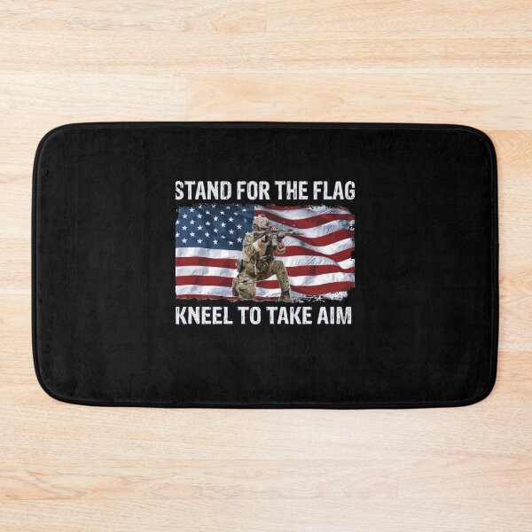 Item preview, Stand for the flag, kneel to take aim  designed and sold by Valerie Witting.