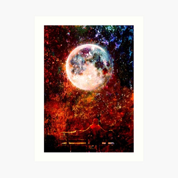 "Told the Moon" Art Print