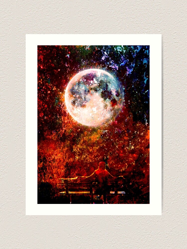 Alternate view of "Told the Moon" Art Print