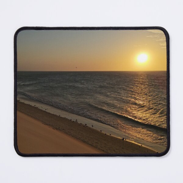 Item preview, Gorgeous Sunset on the Atlantic Ocean viewed from a sand dune with sunlight reflected on the sea.  designed and sold by Brasilia.