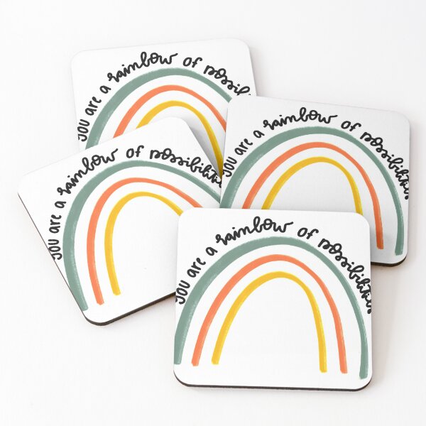 Item preview, you are a rainbow of possibilities uplifting daily motivational quote designed and sold by ⋒ andie  noel.
