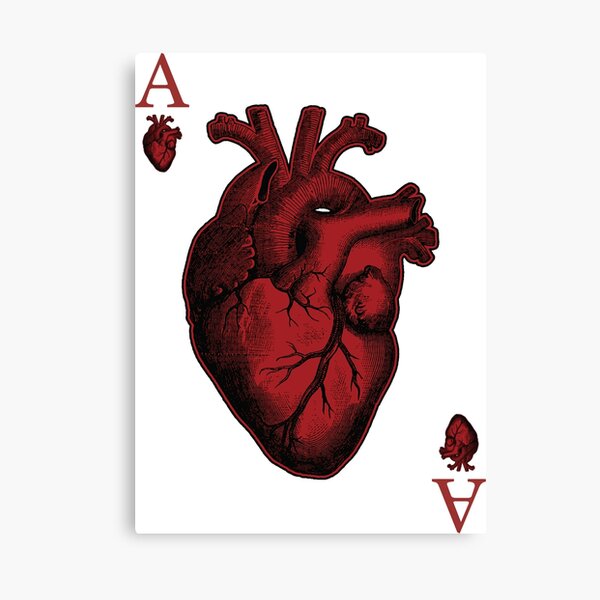 Item preview, Ace of Hearts designed and sold by Federico Sironi.
