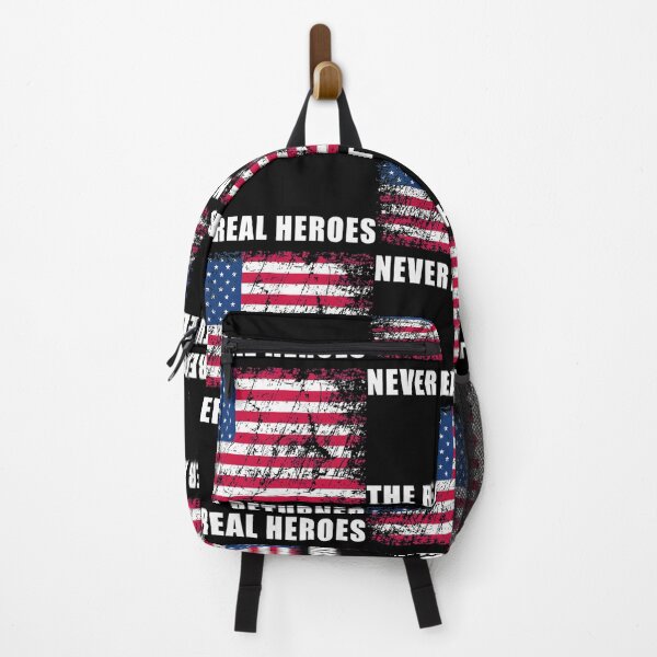 Item preview, The Real Heroes Never Returned Distressed Flag designed and sold by Valerie Witting.