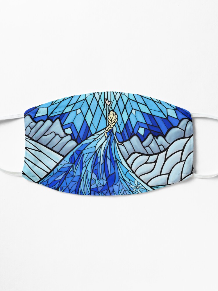 Alternate view of Frozen Fractals in the Stained Glass Window Mask