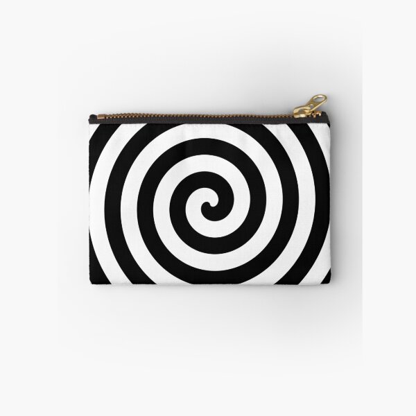 Aperçu de l'œuvre Tourbillon hypnotique psychédélique - Noir et blanc créée et vendue par Wizzles Emporium.