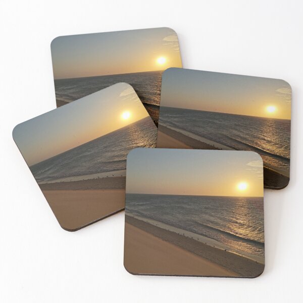 Item preview, Gorgeous Sunset on the Atlantic Ocean viewed from a sand dune with sunlight reflected on the sea.  designed and sold by Brasilia.