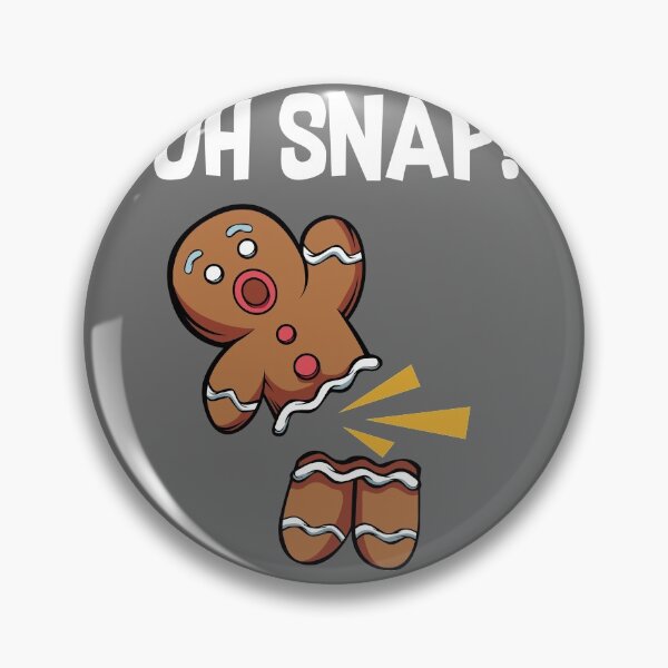 Item preview, Oh Snap Funny Gingerbread Man Cookie for Christmas, Oh, Snap, Funny, Gingerbread, Man, Cookie, for, Christmas designed and sold by Druss2Anato.
