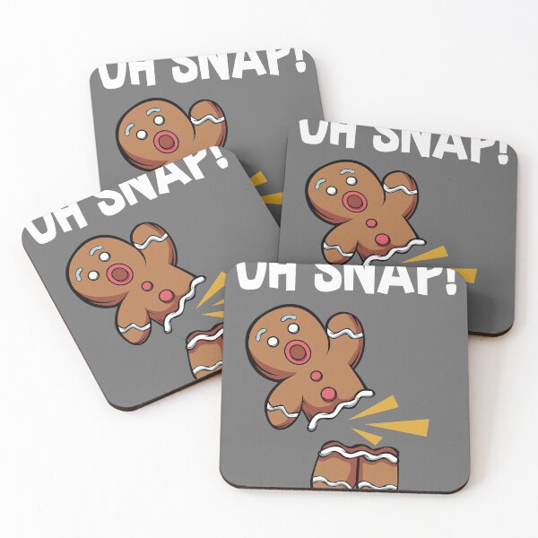 Item preview, Oh Snap Funny Gingerbread Man Cookie for Christmas, Oh, Snap, Funny, Gingerbread, Man, Cookie, for, Christmas designed and sold by Druss2Anato.