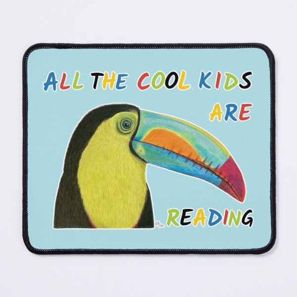 Item preview, All the cool kids are reading - cool kids quote sticker designed and sold by NathBros.